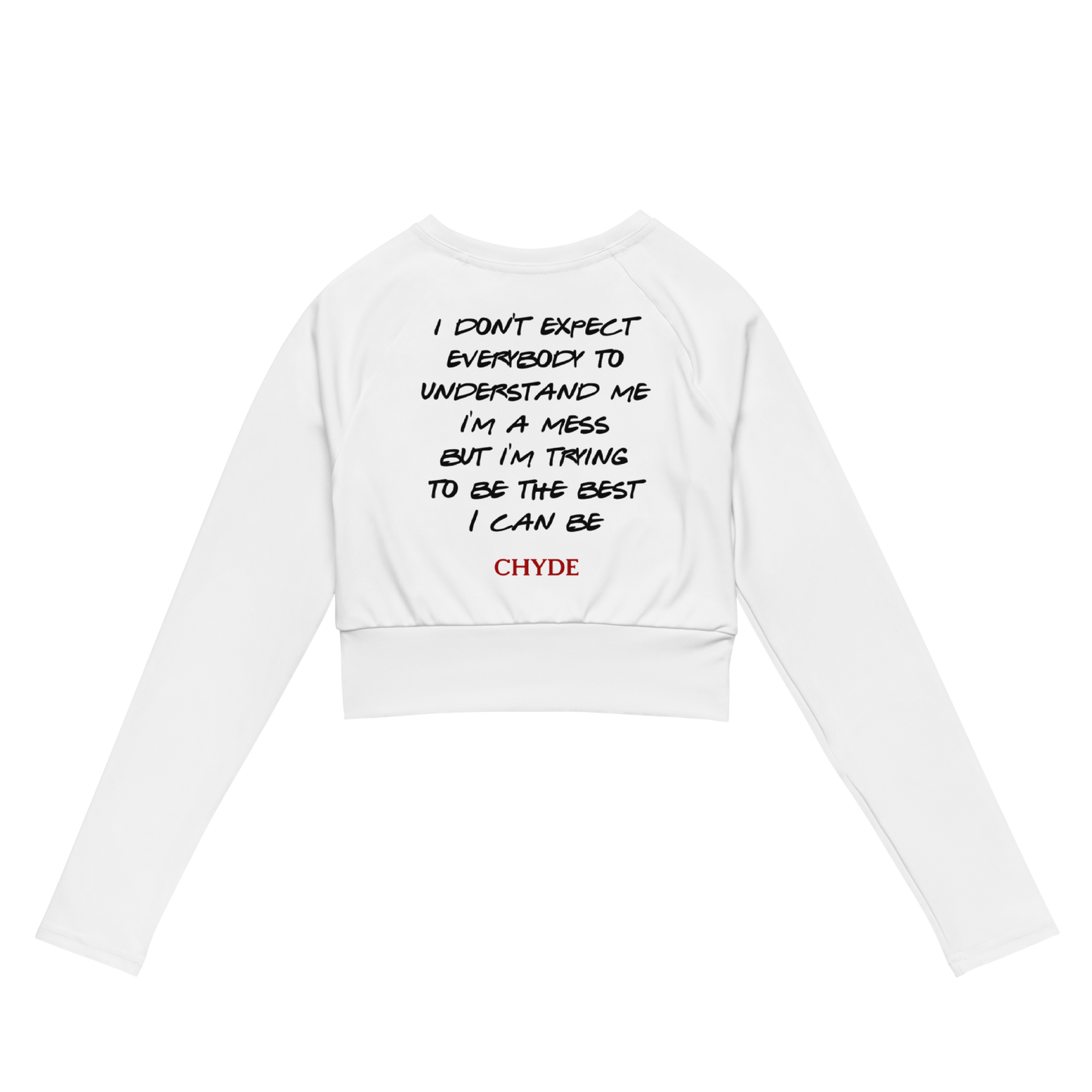 LONG-SLEEVE CROP TOP CUSTOM FOR WOMEN