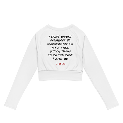 LONG-SLEEVE CROP TOP CUSTOM FOR WOMEN