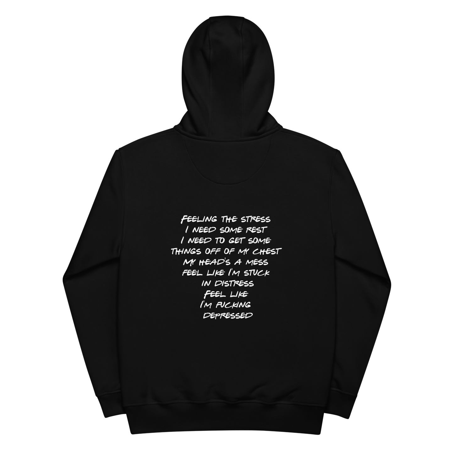 "CLOSE MY EYES" CUSTOM HOODIE