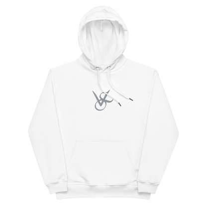 "EYES ON ME" CUSTOM HOODIE WHITE