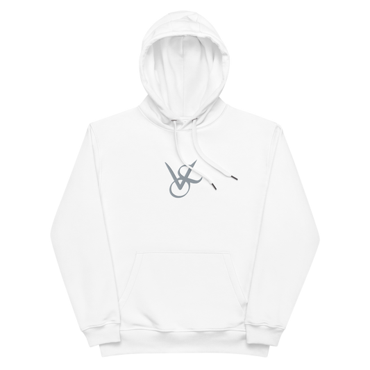 "EYES ON ME" CUSTOM HOODIE WHITE